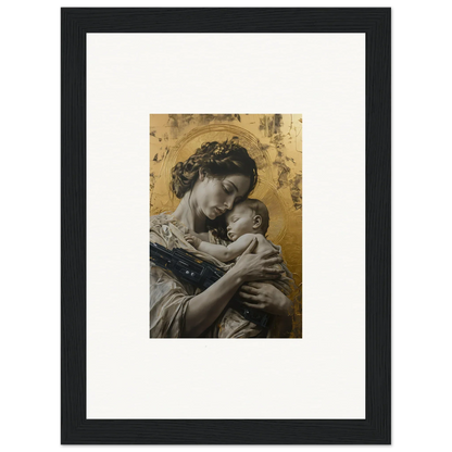 Framed wall art of mother and child in classical style, perfect for Delta Redux room decor