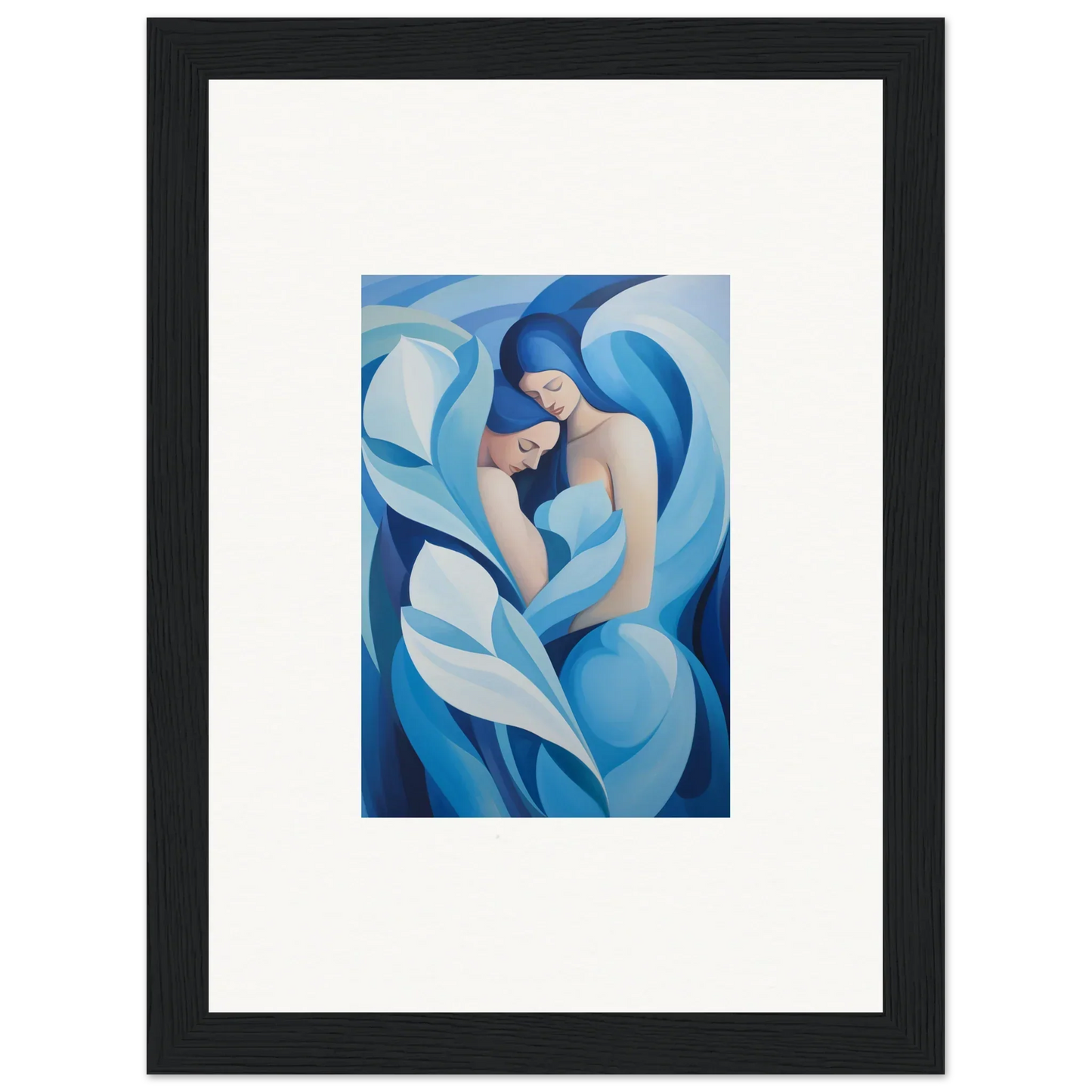 Abstract painting of euphoria embrace, perfect for room decoration and canvas print