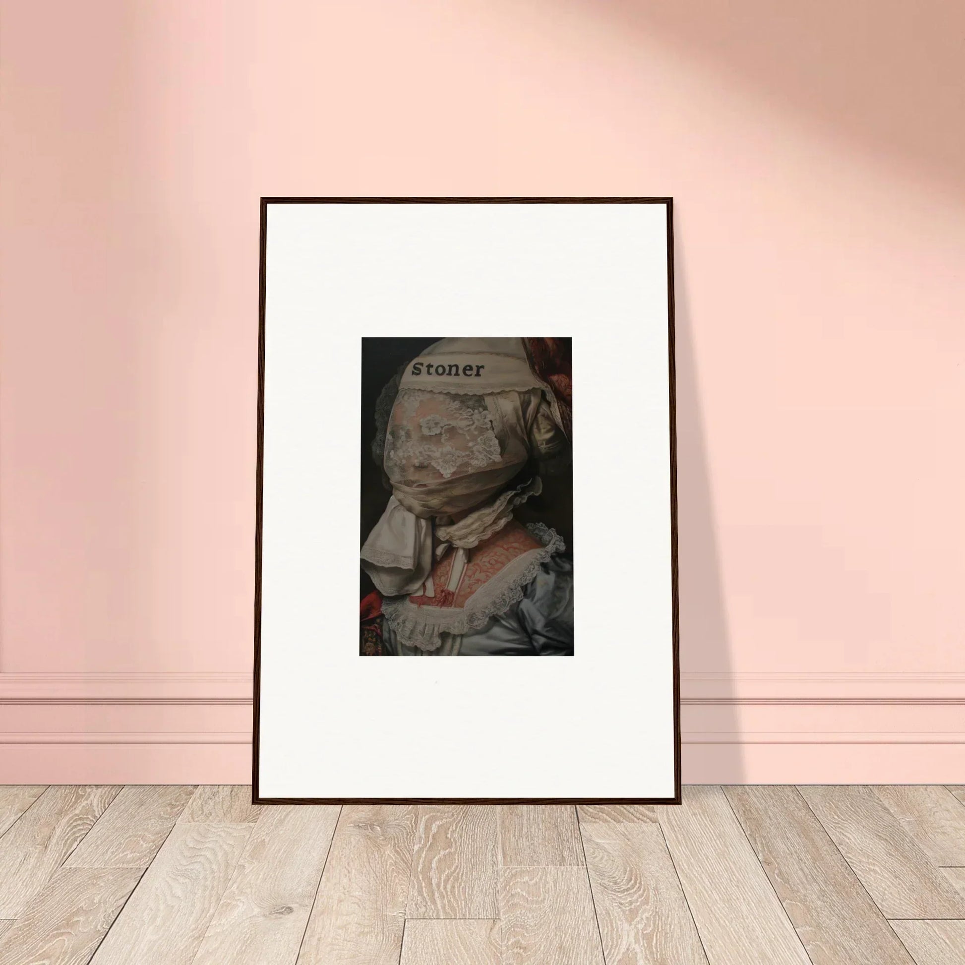 Framed portrait of a person in 18th century attire for stylish room decoration