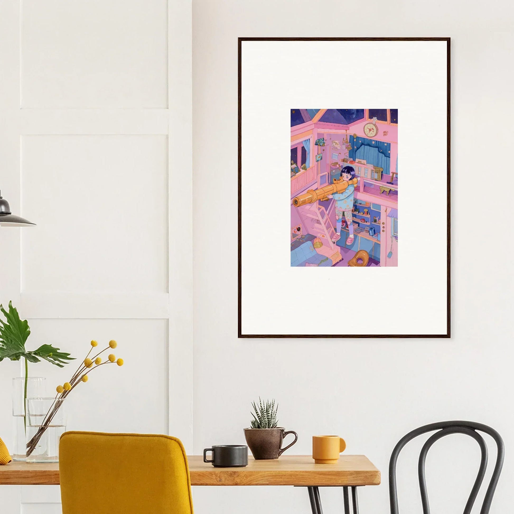 Colorful abstract canvas print wall art for stylish room decoration