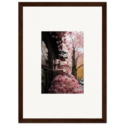 Framed photograph of pink cherry blossoms for Stormtrooper Sakura Dream art