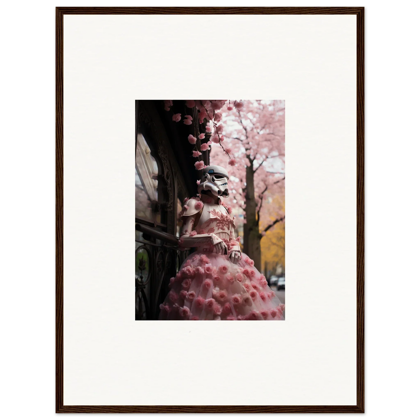 Pink cherry blossoms in bloom for Stormtrooper Sakura Dream special edition art™