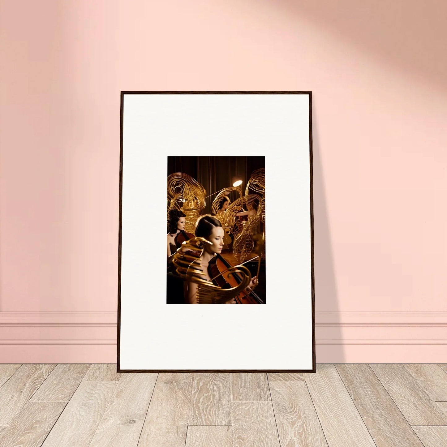 Framed canvas print of Star Wars characters for awesome mint murmurs room decoration