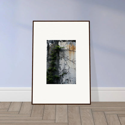 Framed abstract photograph of textured wall patterns for nature Wghhosting room decoration