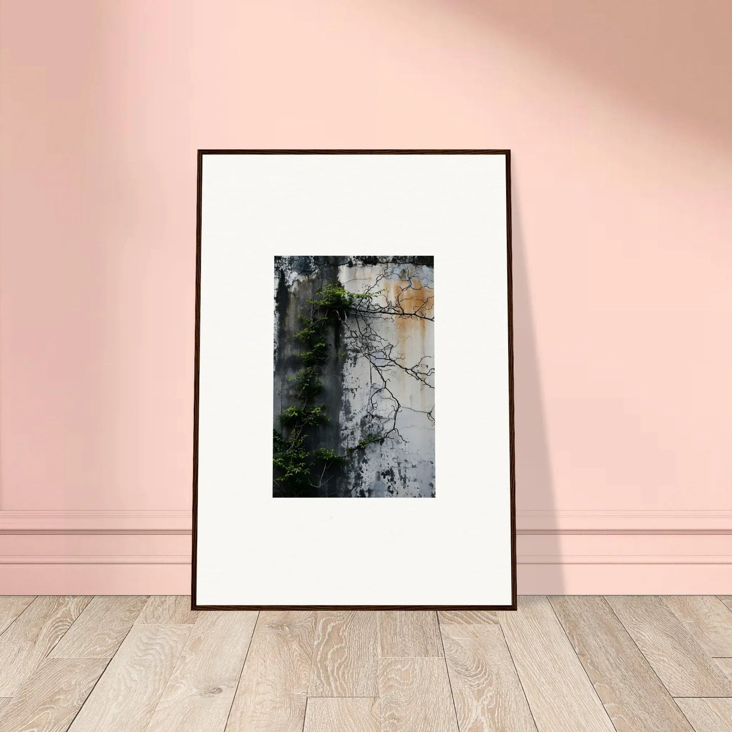 Framed photograph of tree branches, perfect for nature Wghhosting room decoration