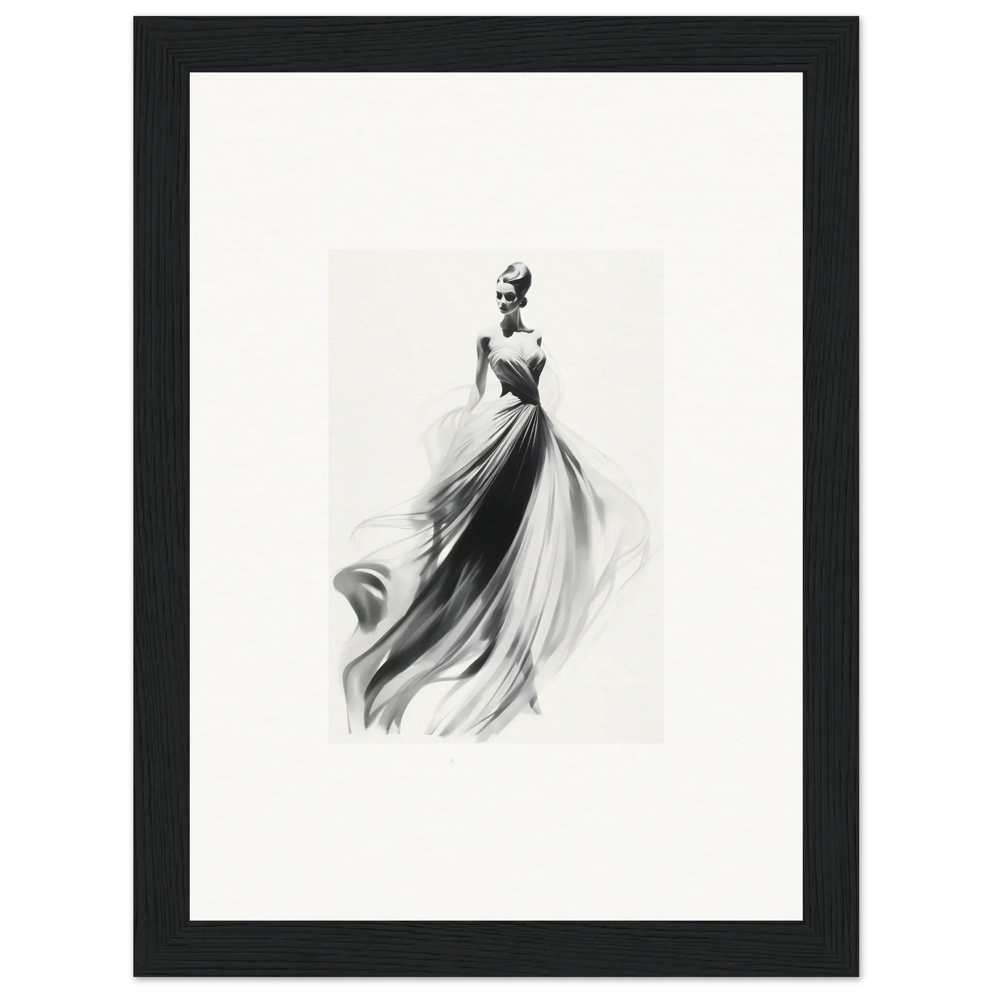 Elegant figure in flowing gown for Sylph Dance Whispers special edition art™