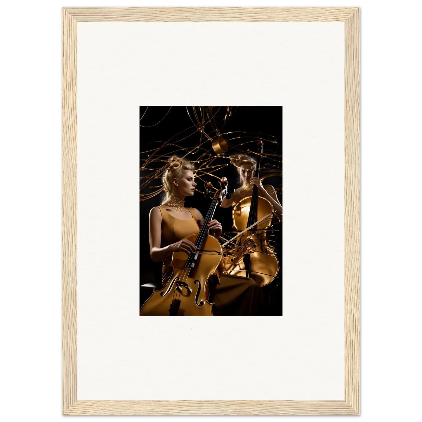 Framed canvas print of musicians jamming sparks a vibrant Sundream Tango vibe