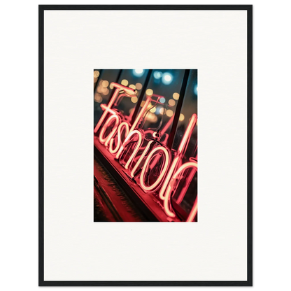 Neon fashion sign for stylish room decoration in Lasid Quara canvas print