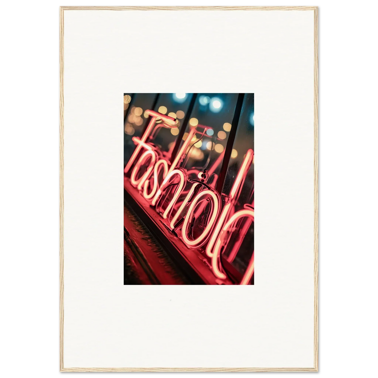 Neon fashion sign in red for trendy room decoration with Lasid Quara vibes