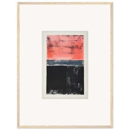 Abstract painting in pink and black, perfect for room decor and isolation ritual themes