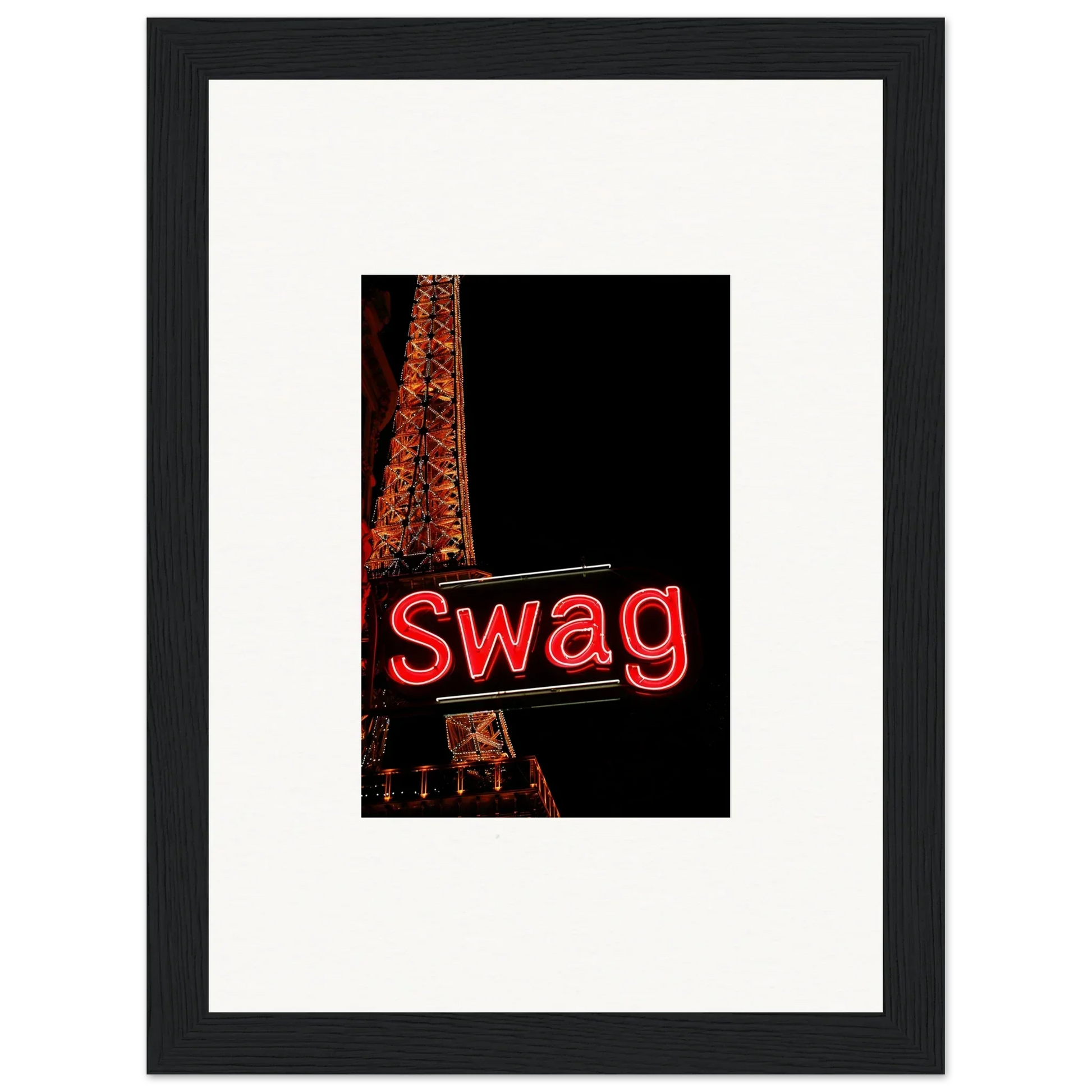 Cool neon sign with Swag, perfect for room decoration in Urban Dreams Unleashed