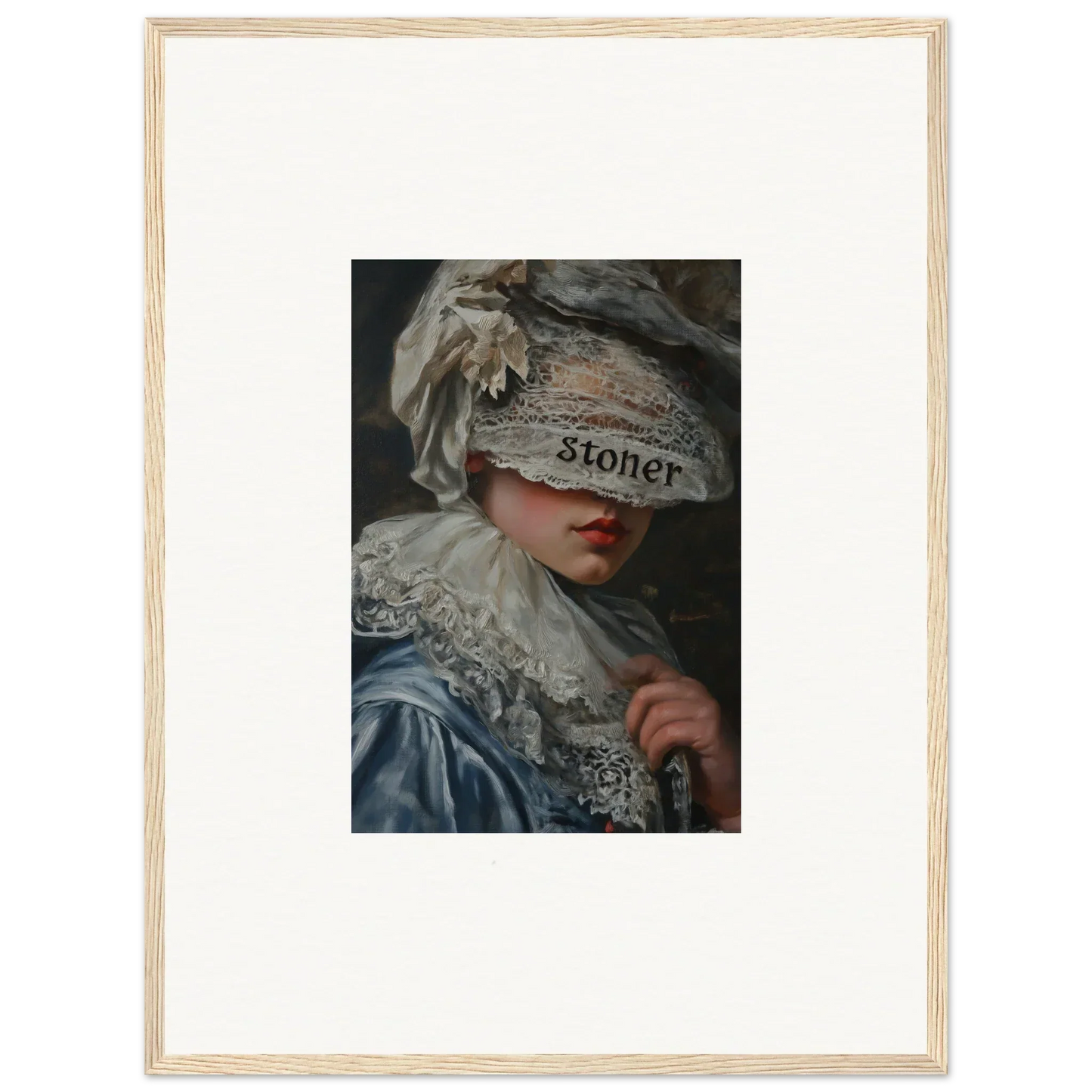 Ornate period costume portrait perfect for room decoration or wall art