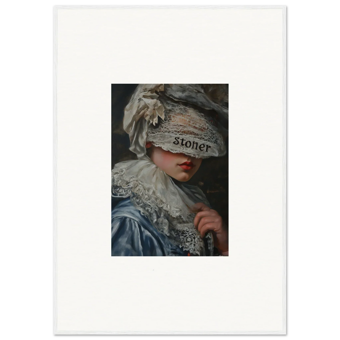 Ornate period costume figure with hat, perfect for unique canvas print wall art