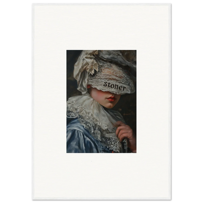 Ornate period costume figure with hat, perfect for unique canvas print wall art