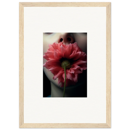 Close-up of a Pink Dahlia, perfect for a Bloom Eternally canvas print in room decoration