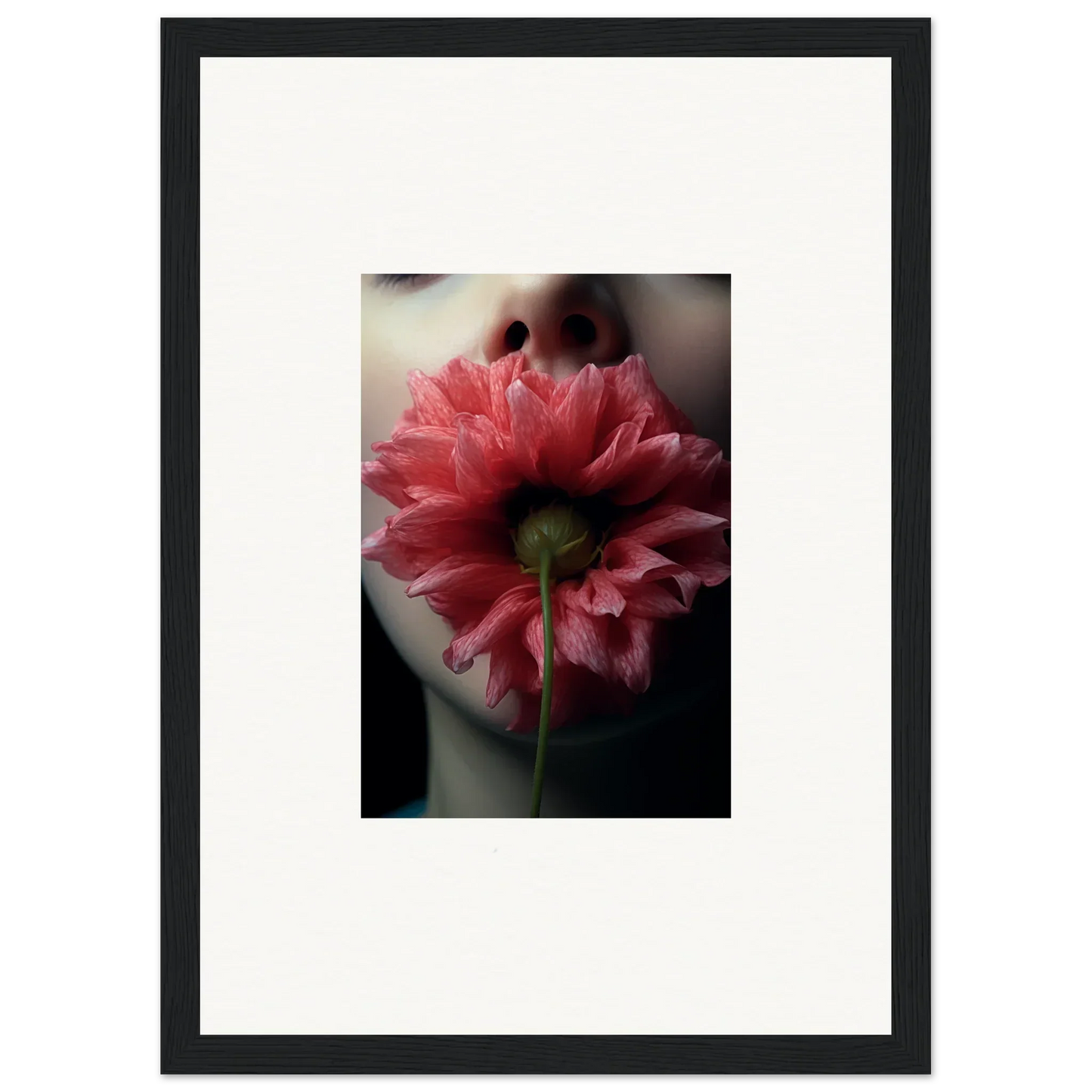 Close-up of a pink flower for your Whispers Bloom Eternally canvas print, perfect room decoration