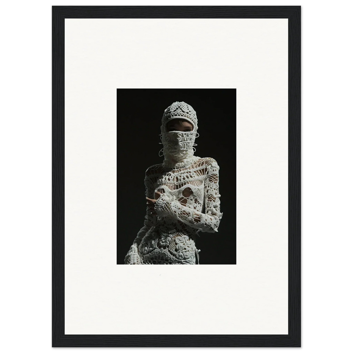 Mummified figure with mask, a unique piece for Woven Dreams Undrifted room decor