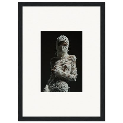 Mummified figure with mask, a unique piece for Woven Dreams Undrifted room decor