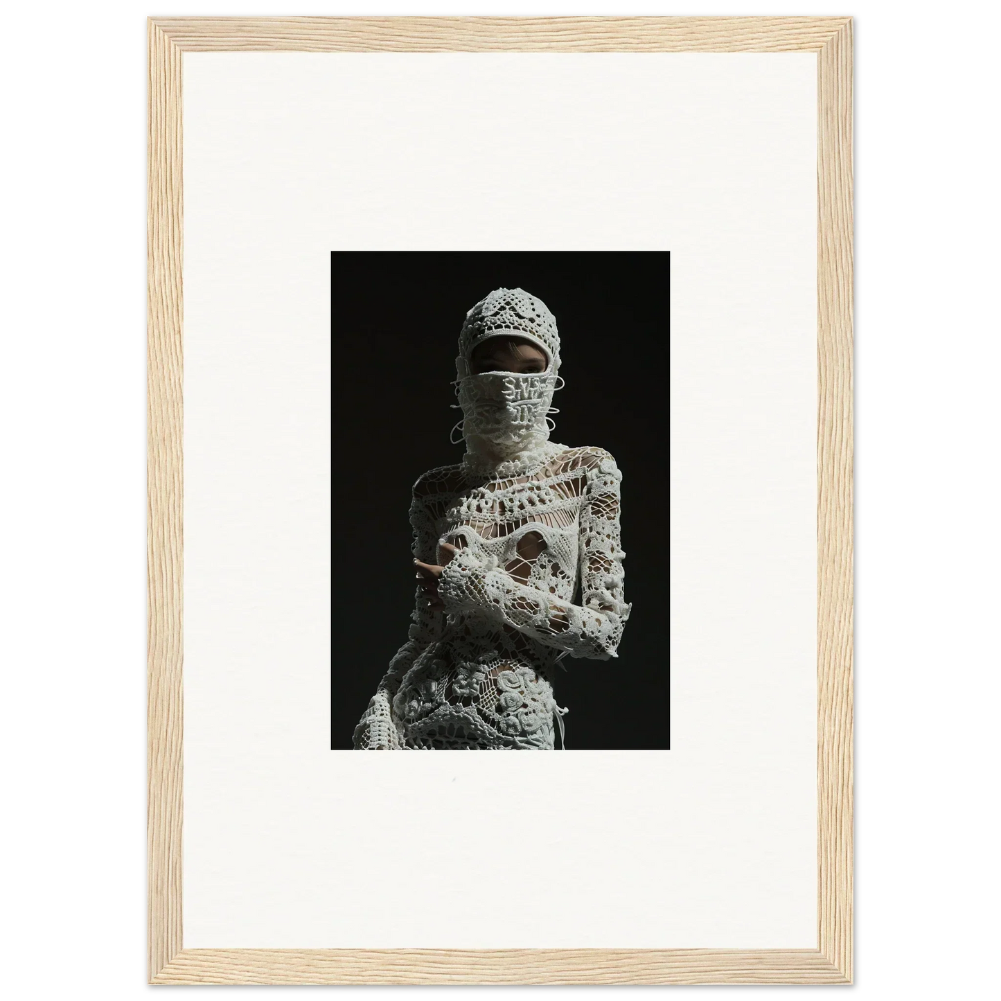 Ancient mummy-like sculpture with intricate wrappings for Dreams Undrifted room decor