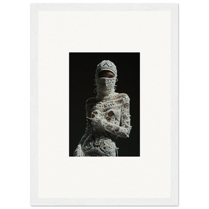 Mummified figure with bandages, perfect for Woven Dreams Undrifted room decor