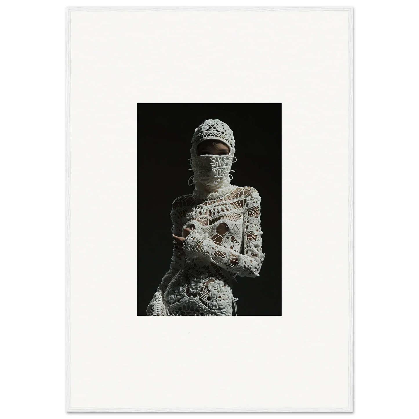 Statue of a mummified figure with mask face, perfect for Dreams Undrifted room decor