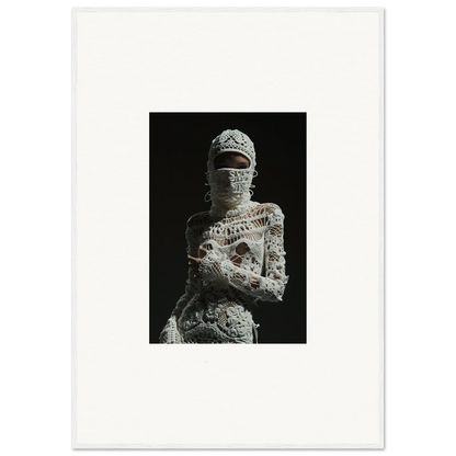 Statue of a mummified figure with mask face, perfect for Dreams Undrifted room decor