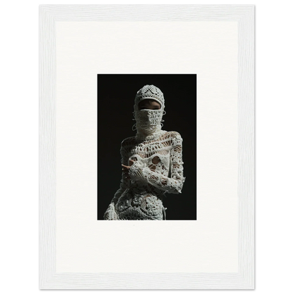 Mummy-like figure wrapped in bandages, ideal for Woven Dreams Undrifted room decor