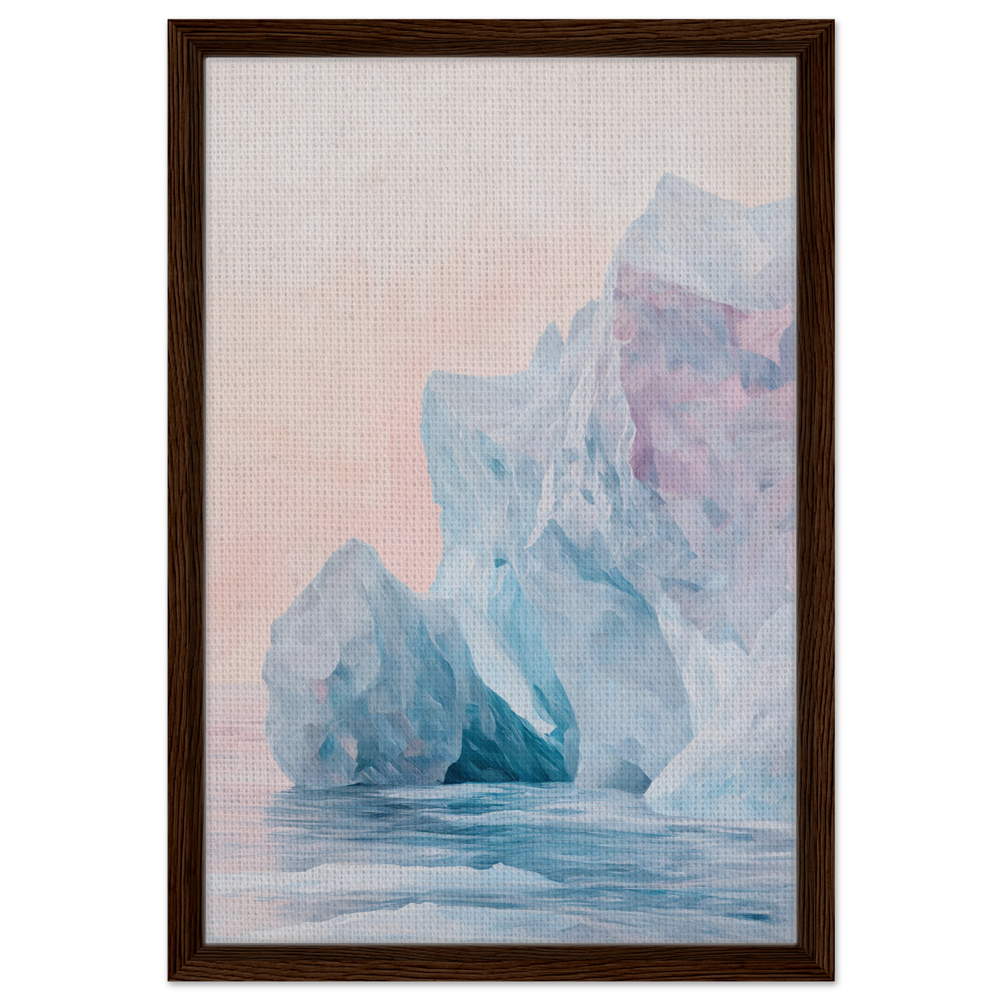 Iceberg with blue and purple hues in Iceberg Ephemeron Ballet room decor arts