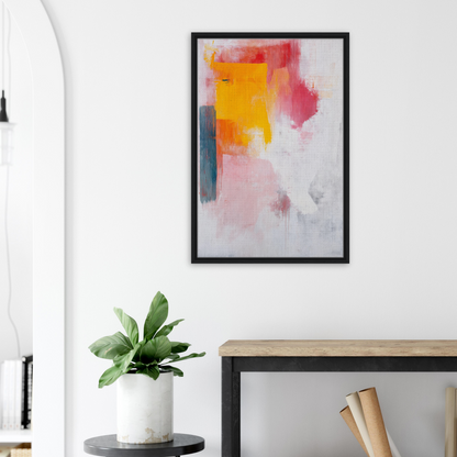 Abstract painting with vibrant colors, perfect for Kaleidoscope Yearning room decor