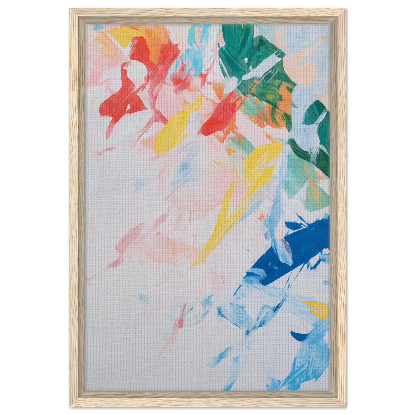 Abstract painting showcasing Kaleidoscopic Rhapsody Dance for vibrant room decor