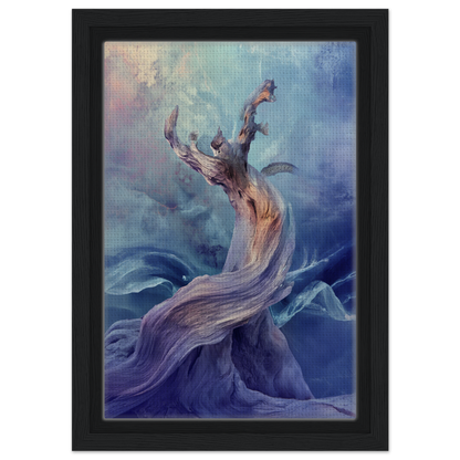 Ethereal figure from Mystical Organic Dance emerging from swirling waters for room decor