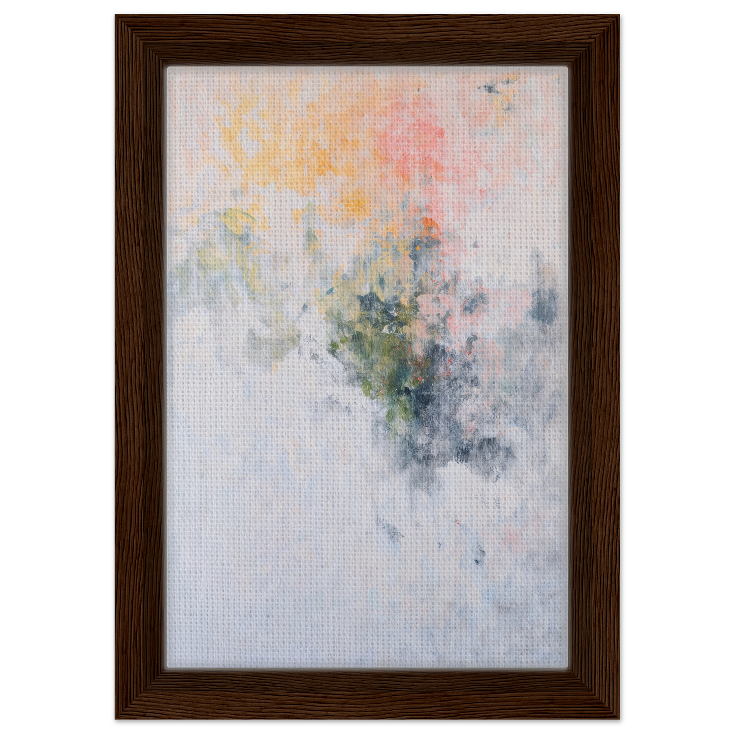 Abstract painting with soft pastel colors in Paradox Gleam Prism room decor