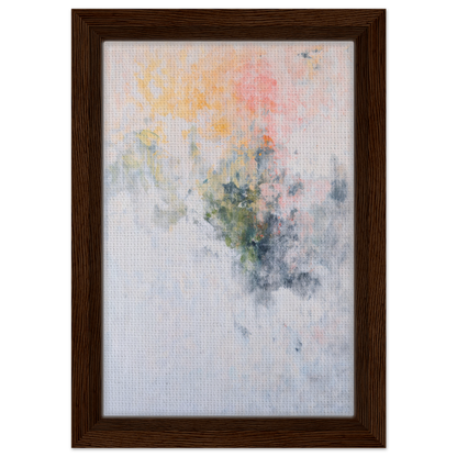 Abstract painting with soft pastel colors in Paradox Gleam Prism room decor