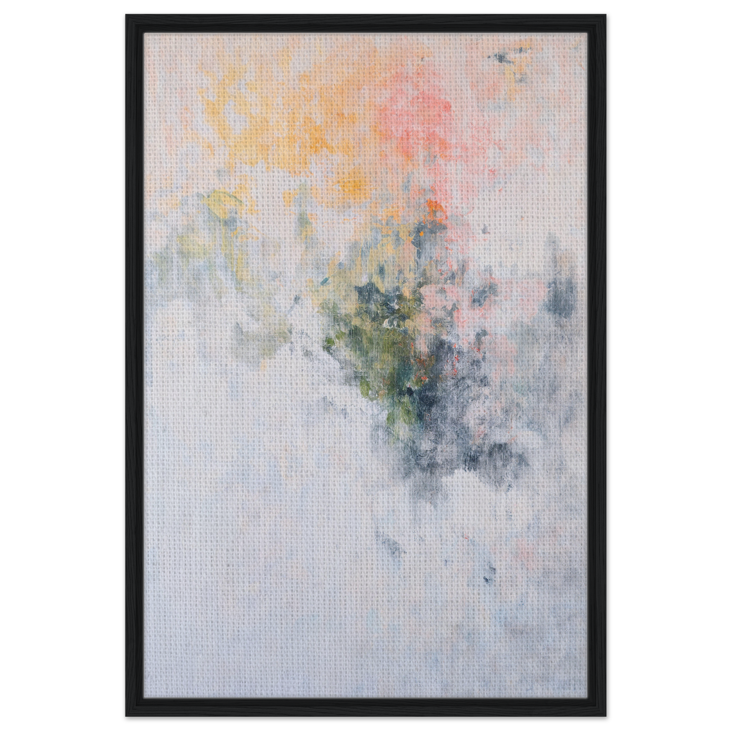 Abstract painting in soft pastels, perfect for Paradox Gleam Prism room decor on Shopify Planet