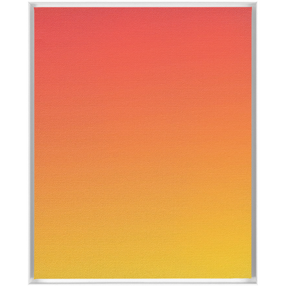 A picture of a painting of a yellow and orange color