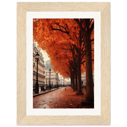 A picture of a tree with orange leaves on it