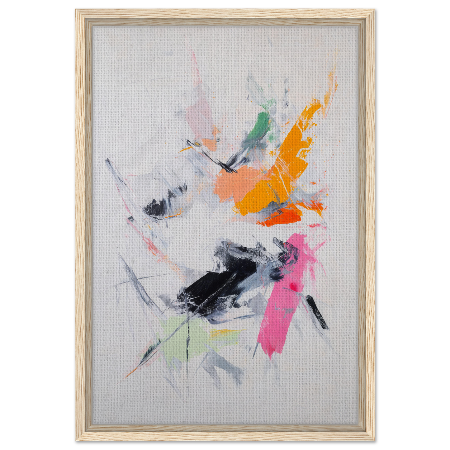 Abstract painting titled Pigment Tempest Unfolds, perfect for fashion oracle™ room decor