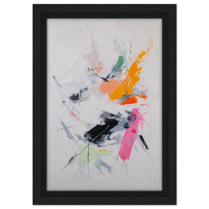 Abstract painting in Pigment Tempest Unfolds, framed canvas print by Fashion Oracle