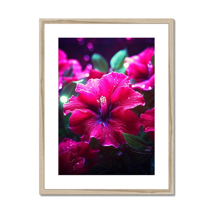 A pink flower with water droplets on it