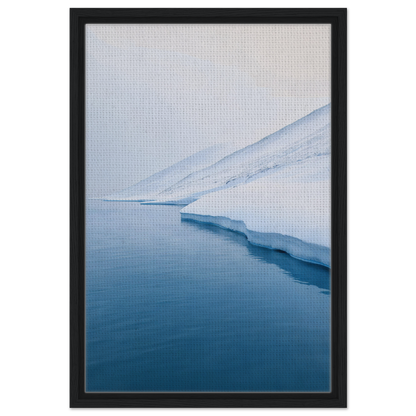 Framed canvas print of a serene Arctic landscape in the Polar Reflection Dreamscape