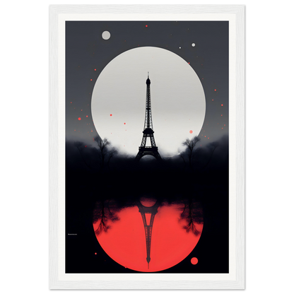 A poster with the eiff tower in paris