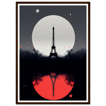 A poster with the eiff tower in paris