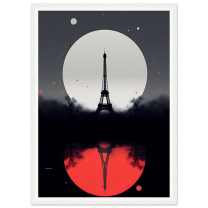 A poster with the eiff tower in paris