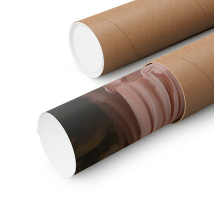 Cylindrical tubes or rolls of various skin-tone colored materials.