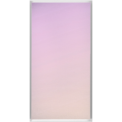 Rectangular panel with a gradient from light purple to pale peach.