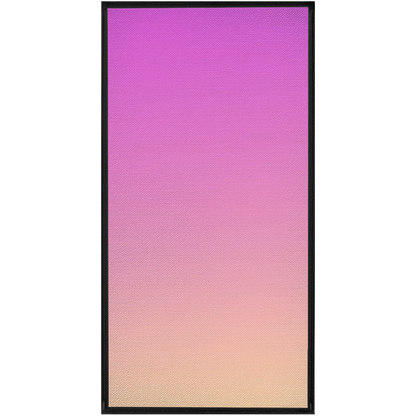 Rectangular frame containing a gradient from pink to peach colors.