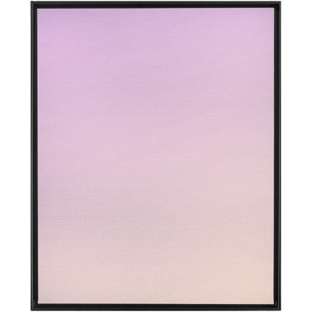 A purple and white painting on a white background