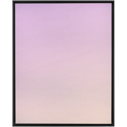 A purple and white painting on a white background