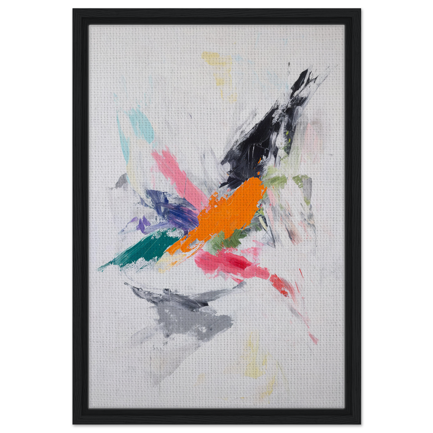 Colorful abstract painting for Radiant Chaos Harmony, perfect for fashion oracle™ room decor