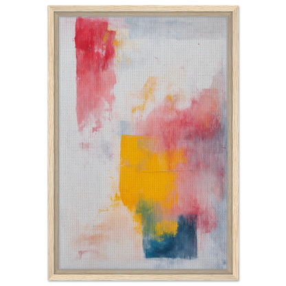 Abstract painting Rapture Between Hues with vibrant colors for stylish room decor